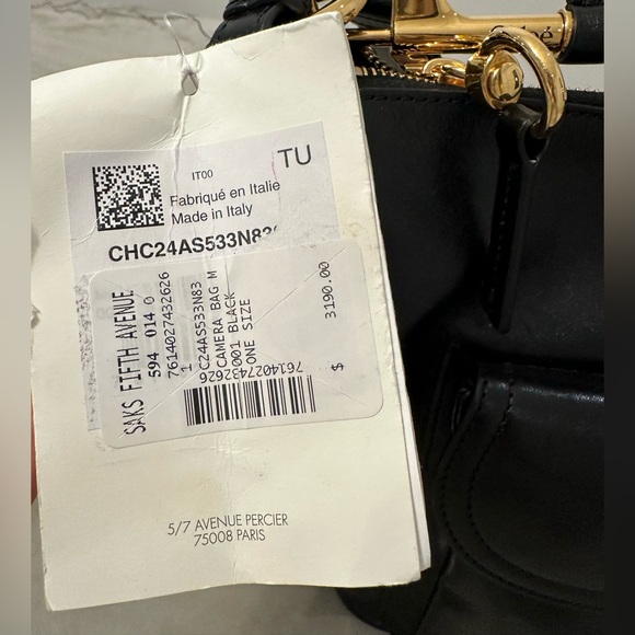 Chloe Medium Camera Bag Black - Picture 3 of 5